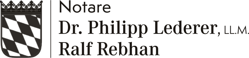 Notare Dr. Philipp Lederer · Ralf Rebhan